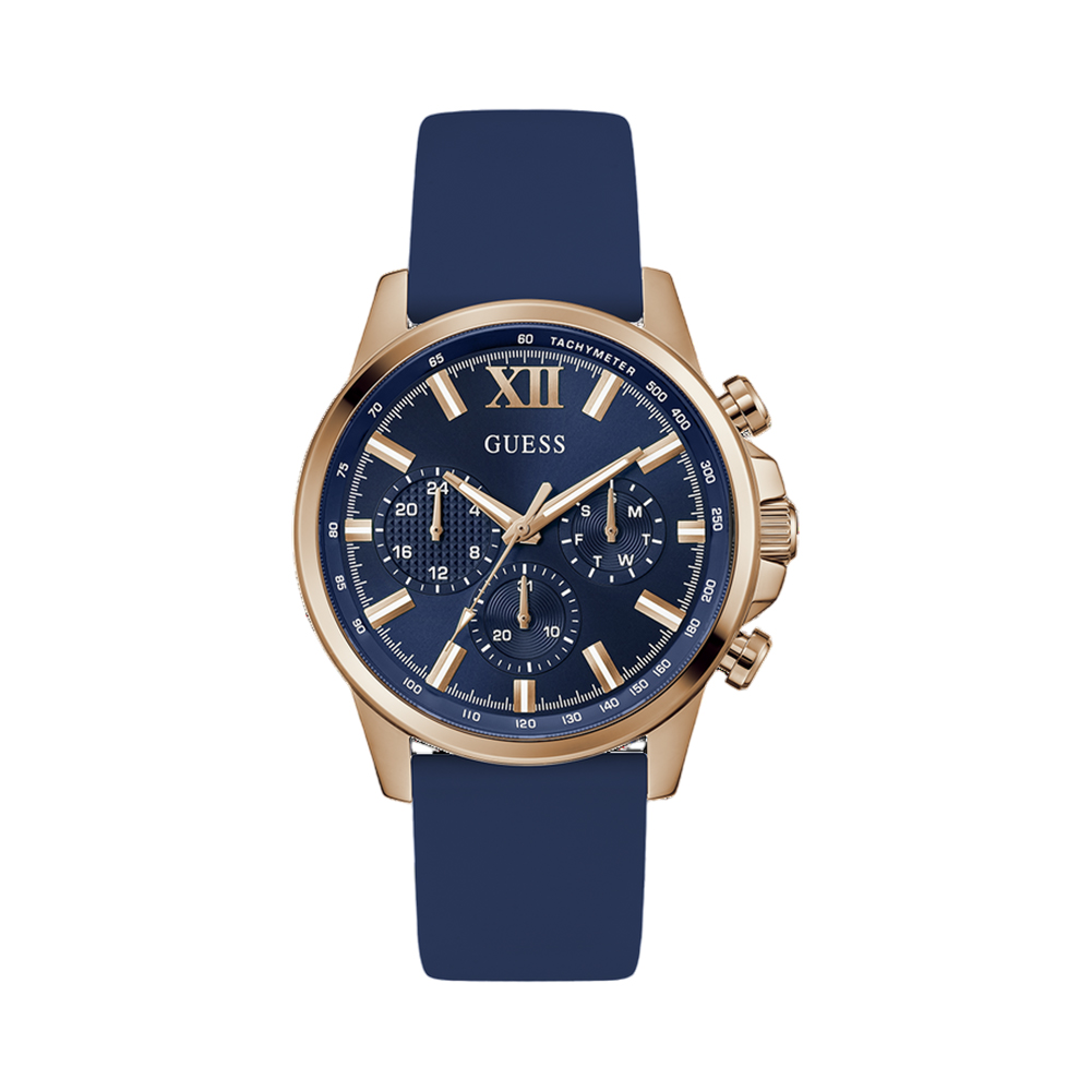 Picture of Guess Men Walker Blue Analog Watch GW0913G1