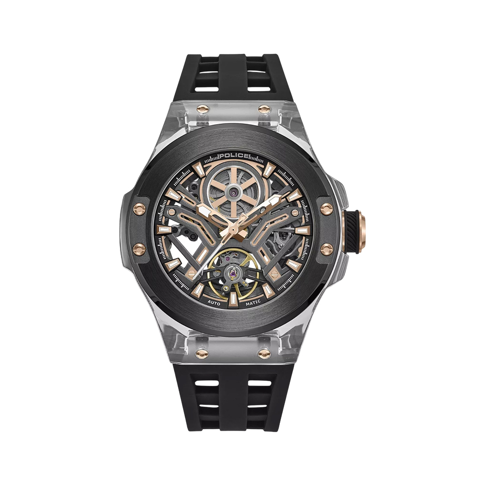 Picture of Cyclone Skeleton Police Mens Watch PEWGR0082202
