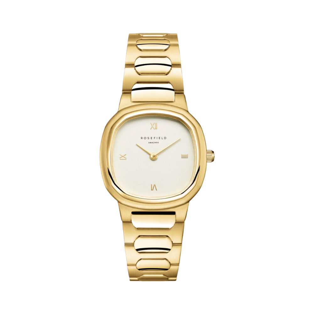 Picture of Rosefield Gaia Creme Gold Watch ORCGSG-OR01
