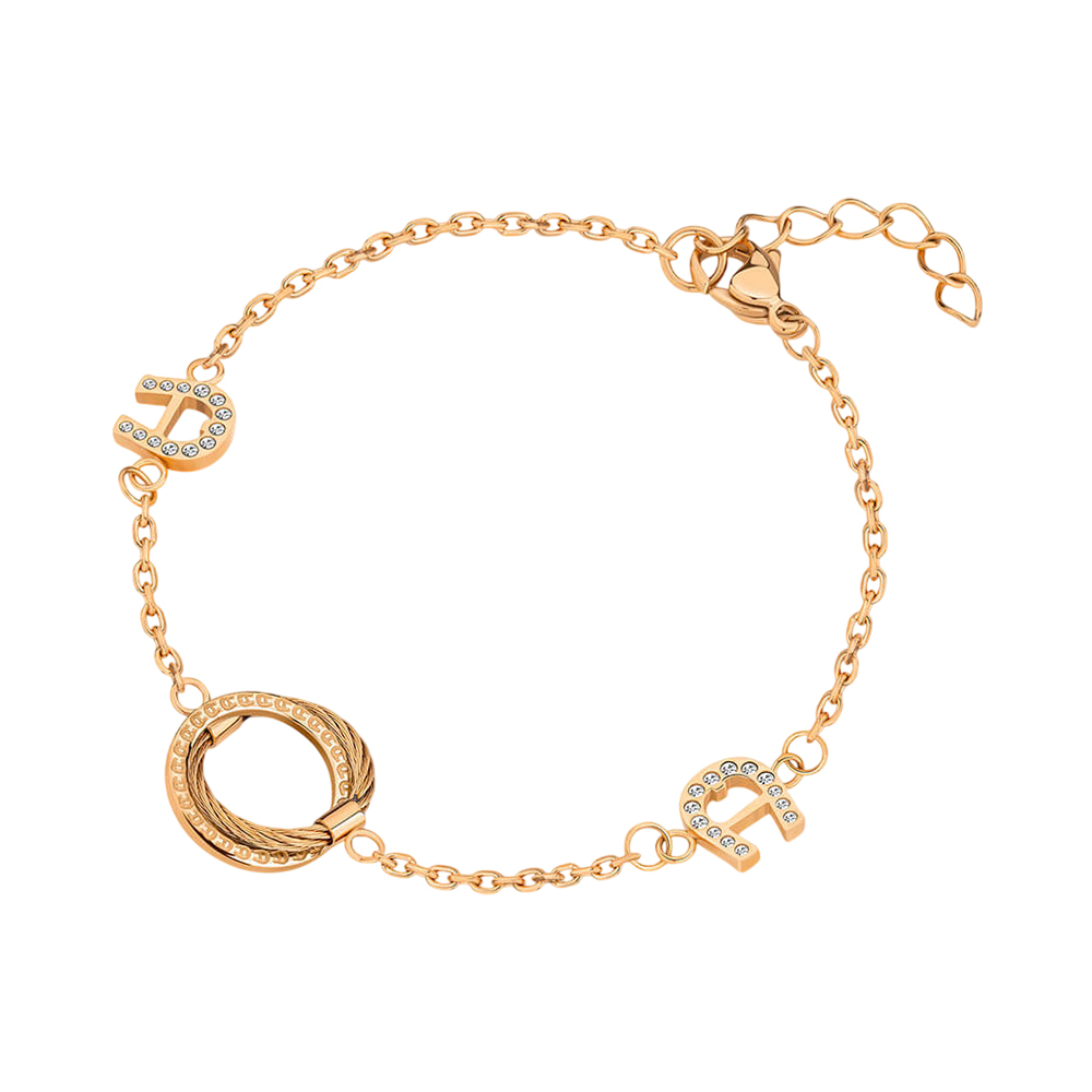 Picture of Aigner Maura Rose Gold Steel Bracelet for Women ARJLB2101905