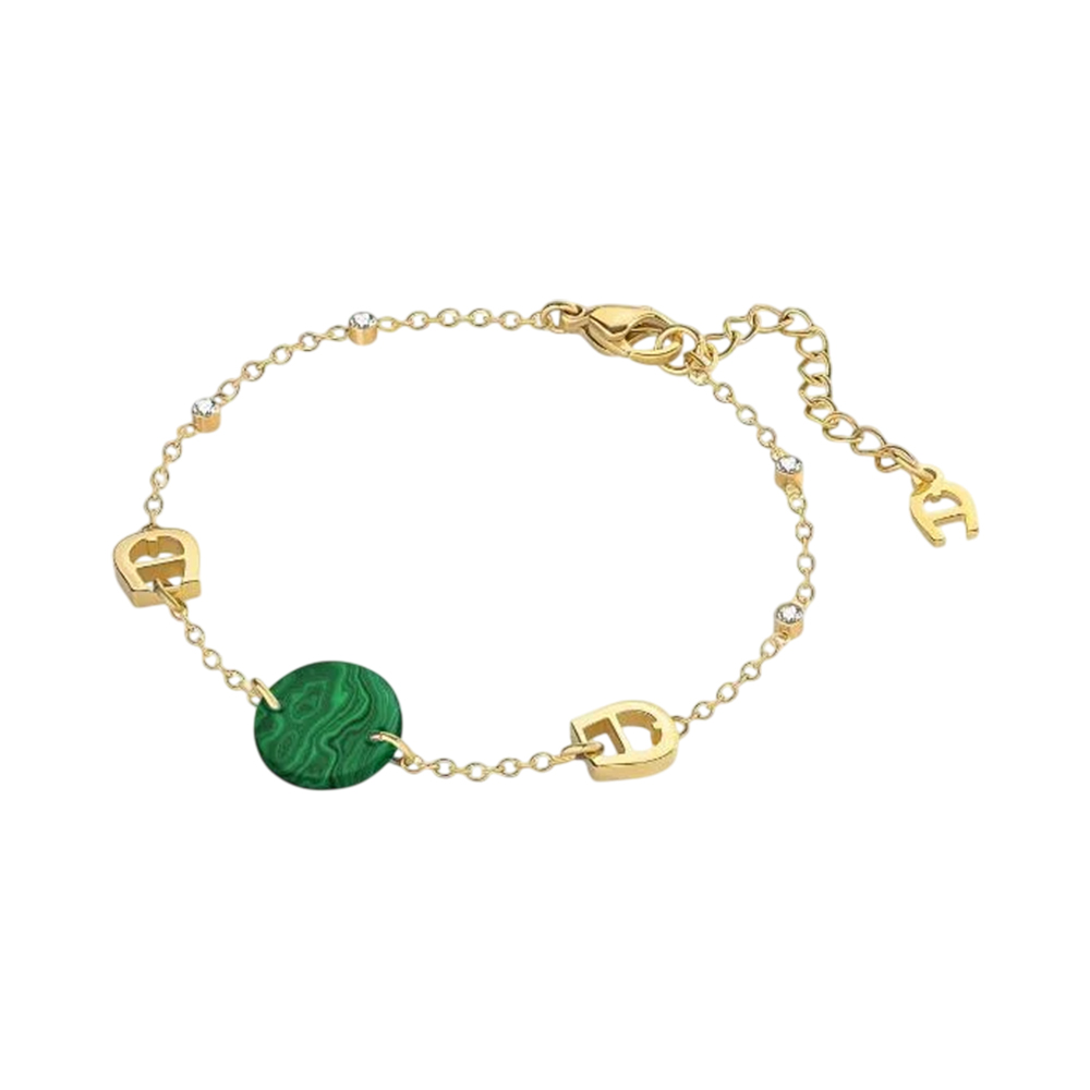 Picture of Aigner Avena Malachite and Crystals Bracelet for Women ARJLB0000212