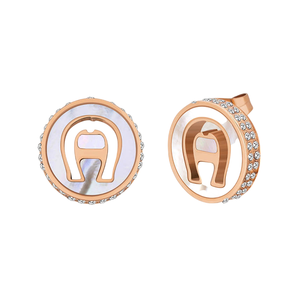 Picture of Aigner Lucia Rose Gold Hoop Earrings ARJLE2202003