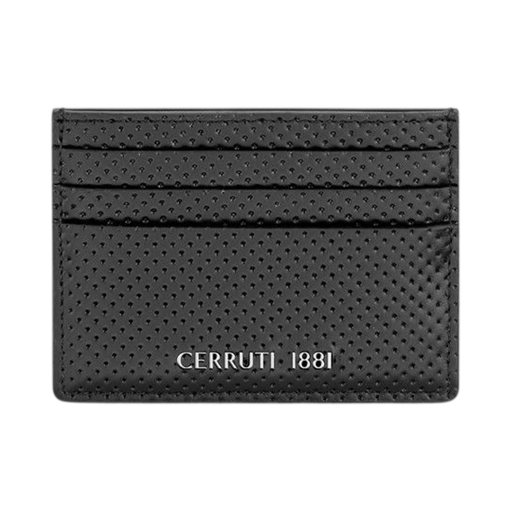 Picture of CERRUTI 1881 Punti Black Genuine Leather Bifold Wallet - CEPU06643M-BLK