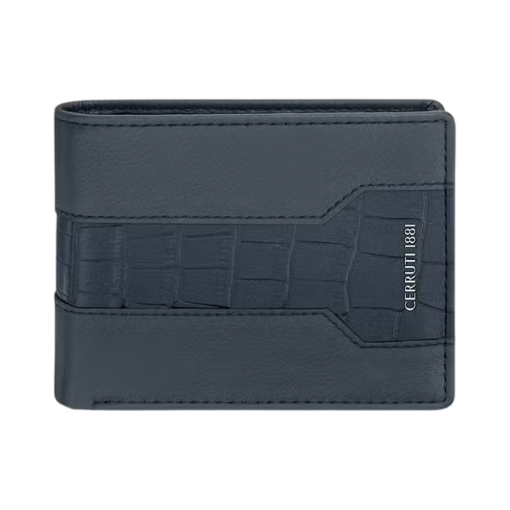 Picture of CERRUTI 1881 Blue Genuine Leather Bifold Wallet - CEPU06296S-BLU