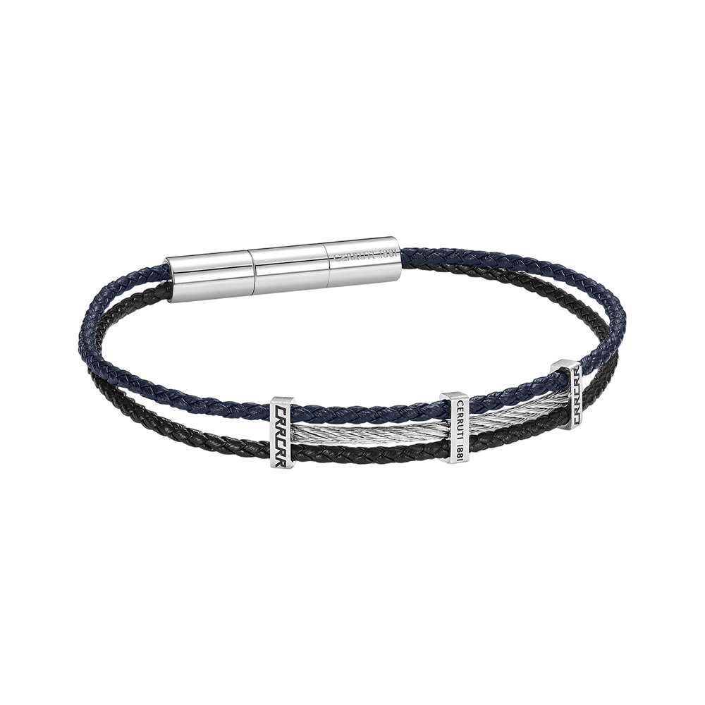 Picture of CERRUTI 1881 Vittorio Blue Stainless Steel Bracelet for Men CIAGB0011701