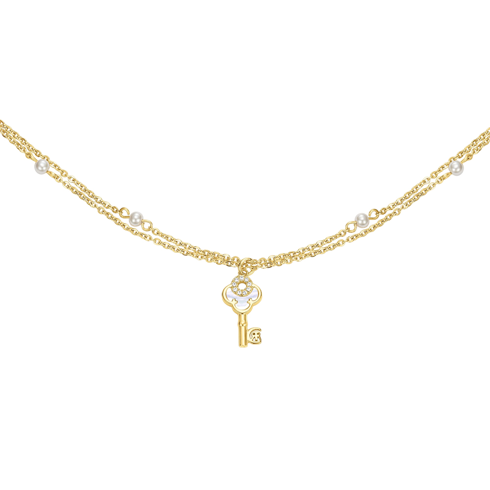 Picture of CERRUTI 1881 Gold Key Pendant Women's Necklace CIJLN0010802