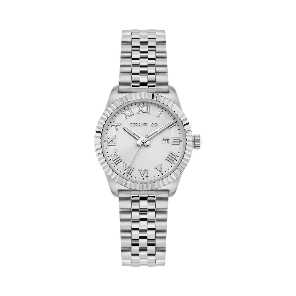 Picture of CERRUTI 1881 Baccio Women's Silver Dial Gold Watch CIWLH2116508