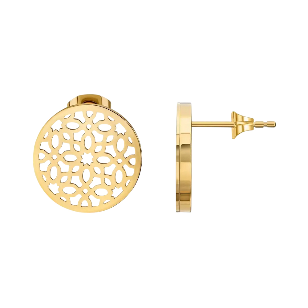 Picture of CERRUTI 1881 Arabesque Gold Stud Earrings CIJLE0006401