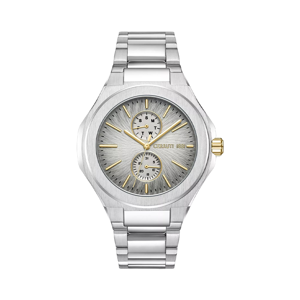 Picture of CERRUTI 1881 Lucardo Men's White Dial Silver Watch CIWGK0050802