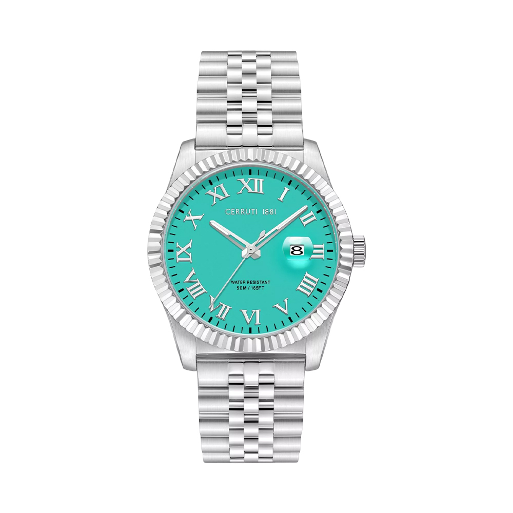 Picture of CERRUTI 1881 Baccio Men's Blue Dial Silver Watch CIWGH0019802