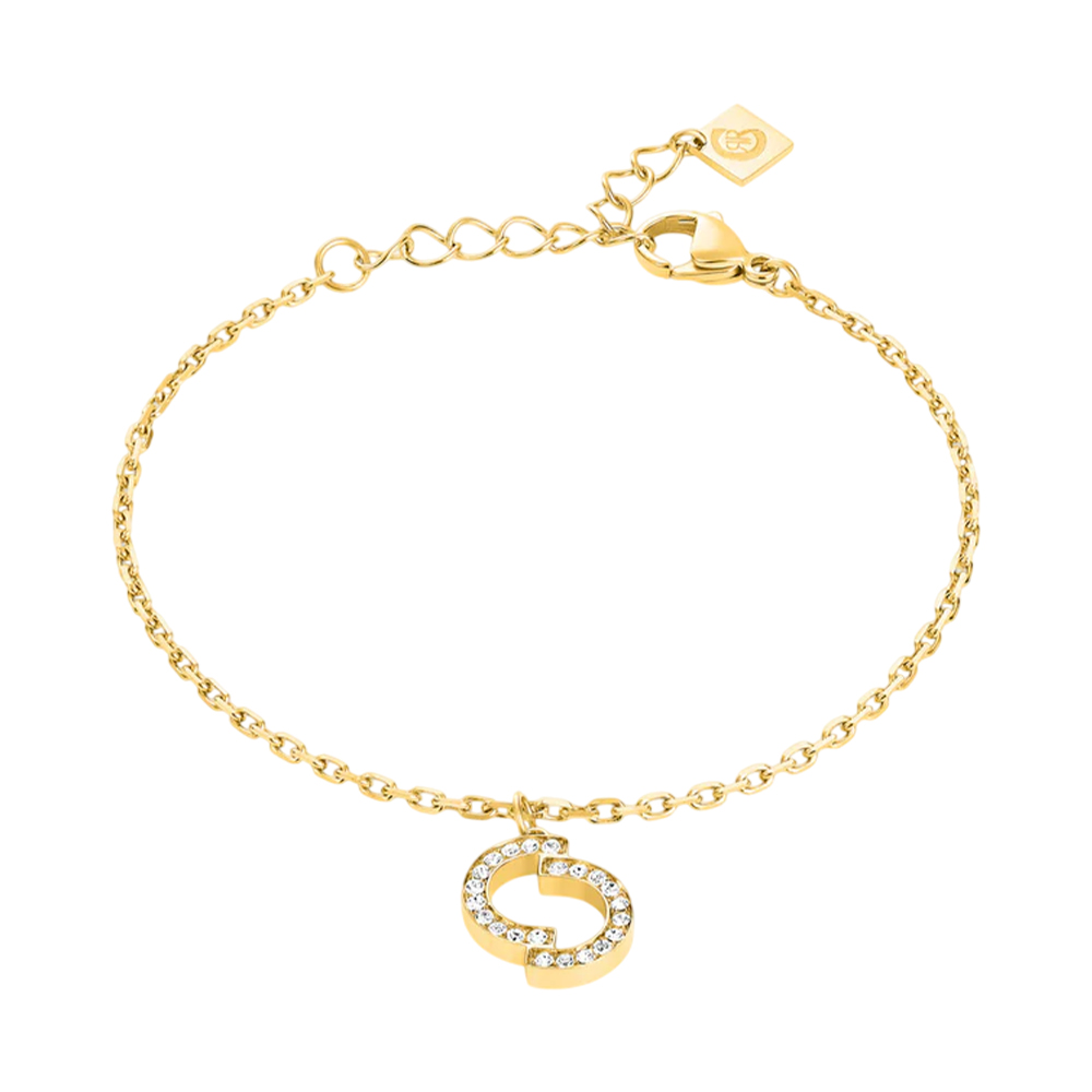 Picture of CERRUTI 1881 Claudia Gold-Plated Charm Bracelet for Women CIJLB0012809