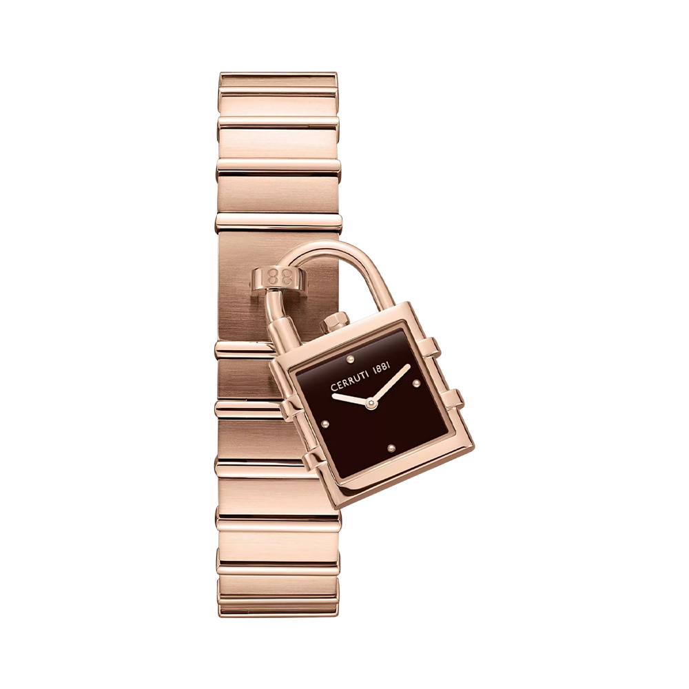 Picture of CERRUTI 1881 Adria Women's Bronze Dial Rose Gold Watch CIWLG0072802