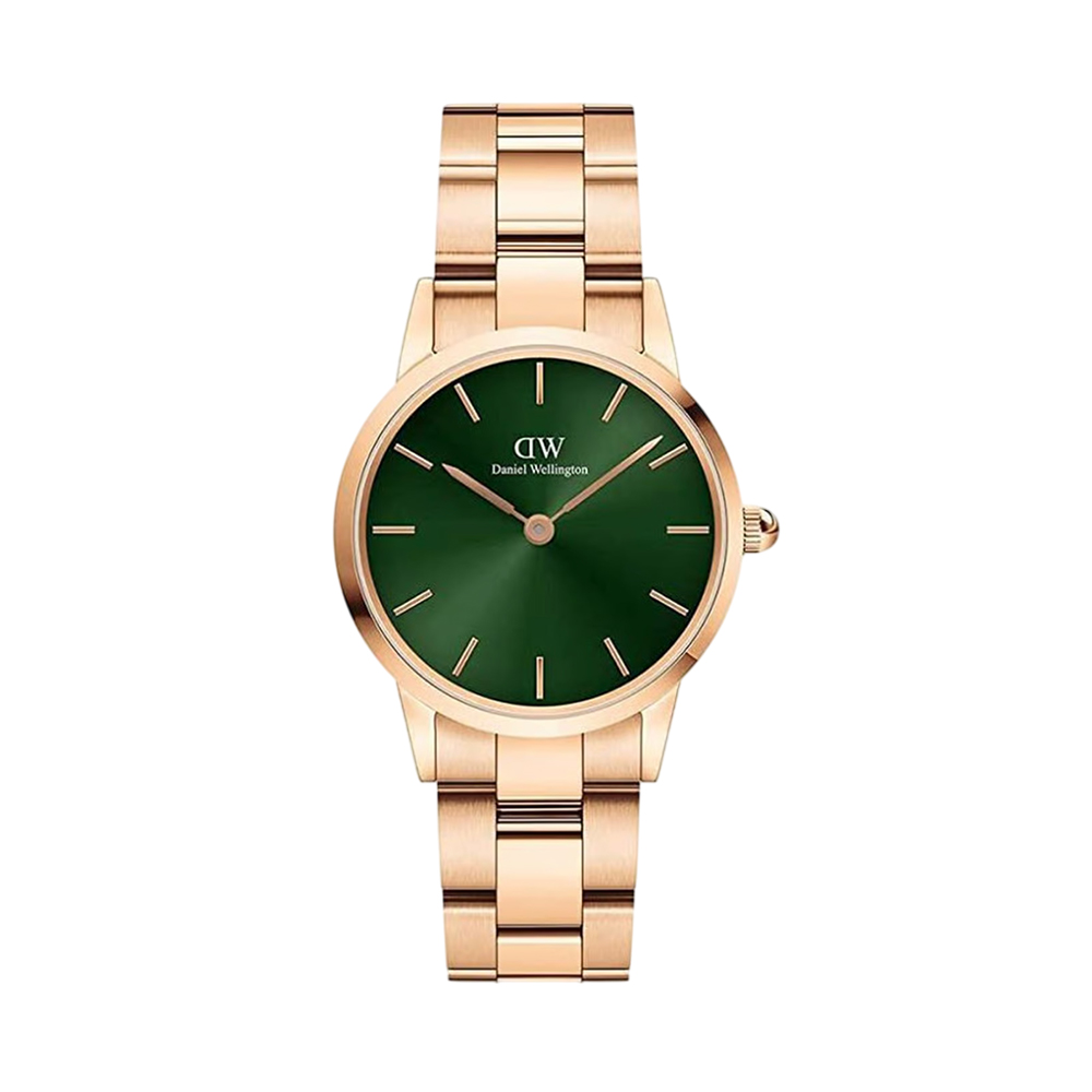 Picture of Daniel Wellington Iconic Link Emerald Women's Rose Gold Watch DW00100421