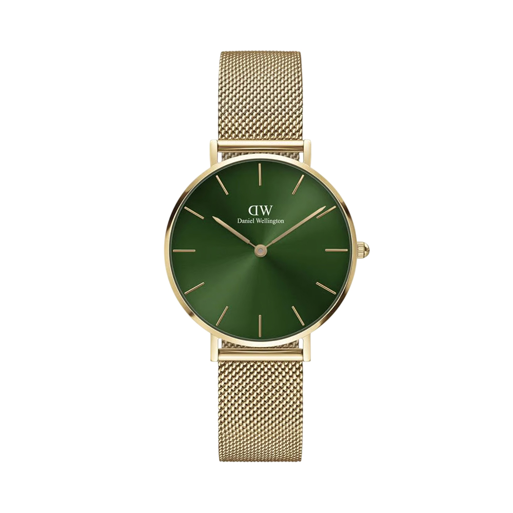 Picture of Daniel Wellington Petite Emerald Women's Green Dial Gold Watch DW00100480