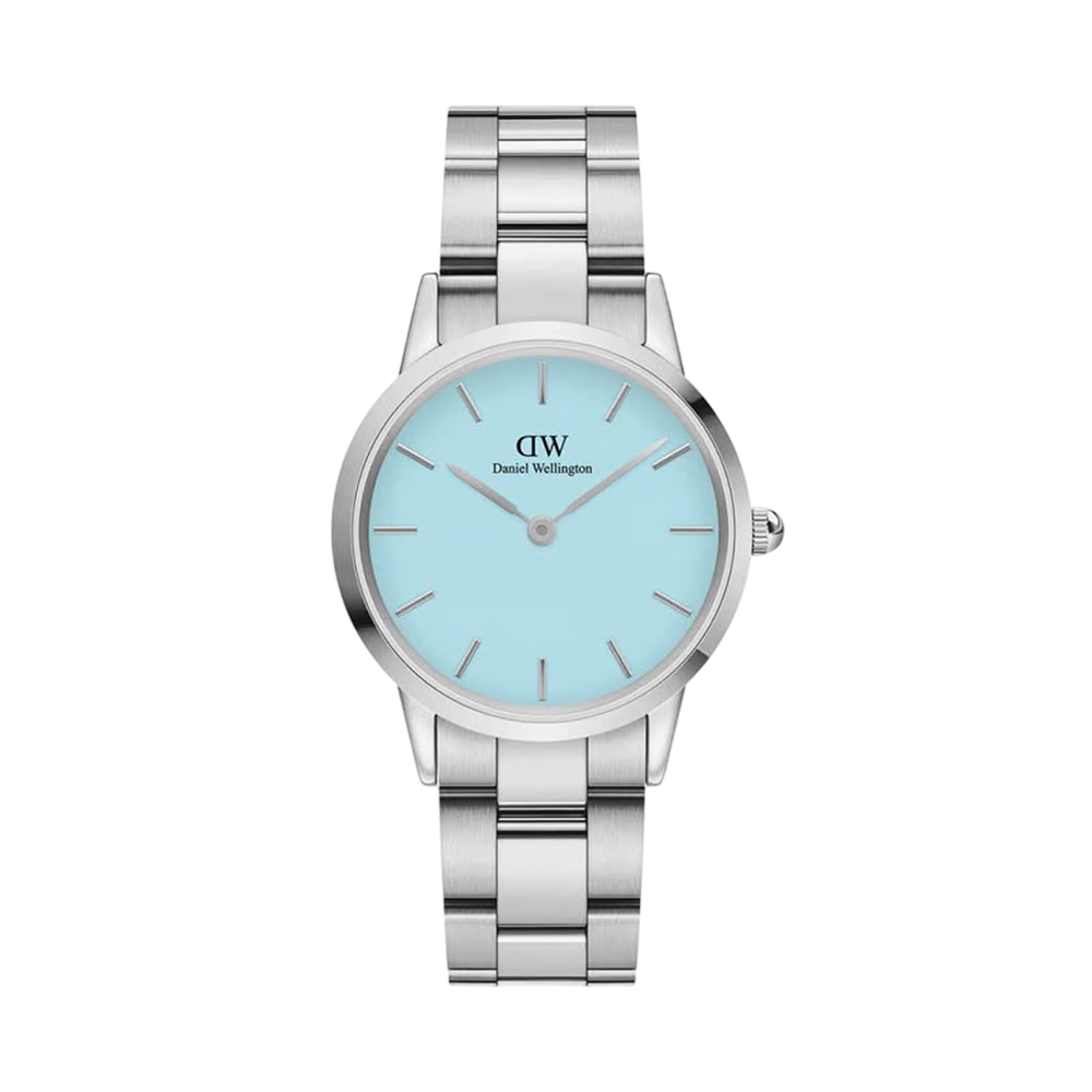 Picture of Daniel Wellington Iconic Link Women's Blue Dial Silver Watch DW00100541
