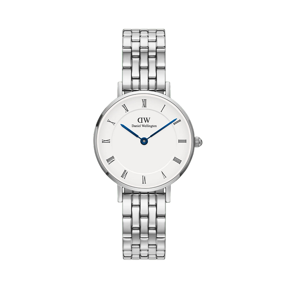 Picture of Daniel Wellington Petite Roman Numerals White Dial Silver Watch DW00100685