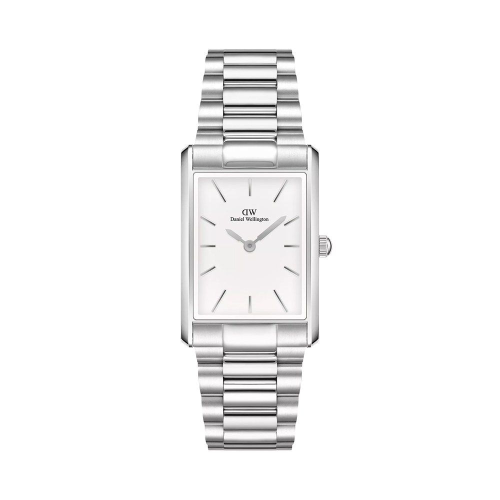 Picture of Daniel Wellington Bound White Dial Silver 3-Link Watch DW00100701