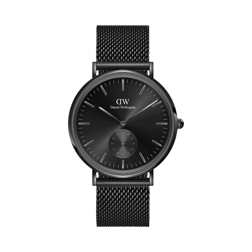 Picture of Daniel Wellington Classic Multi-Eye Ashfield Onyx Black Dial Black Mesh Watch DW00100714K