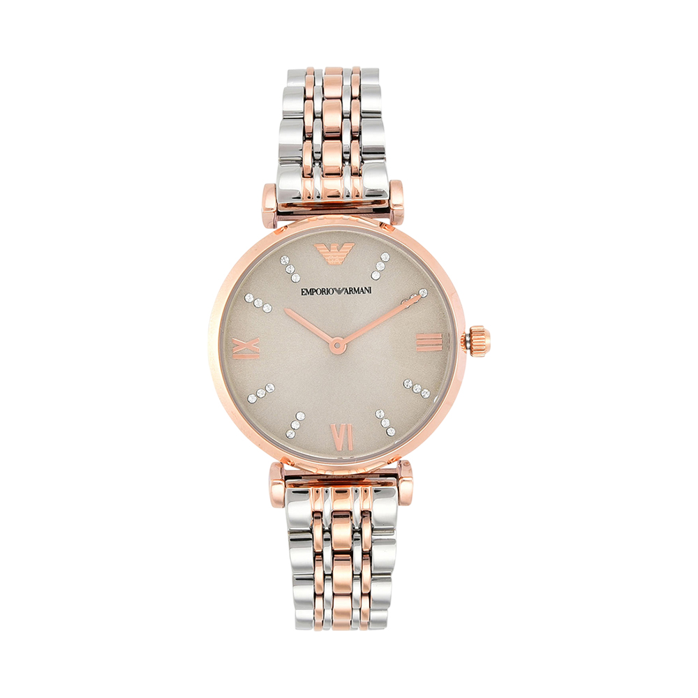 Picture of Emporio Armani Gianni T-B Bicolor Grey Dial Watch AR1840