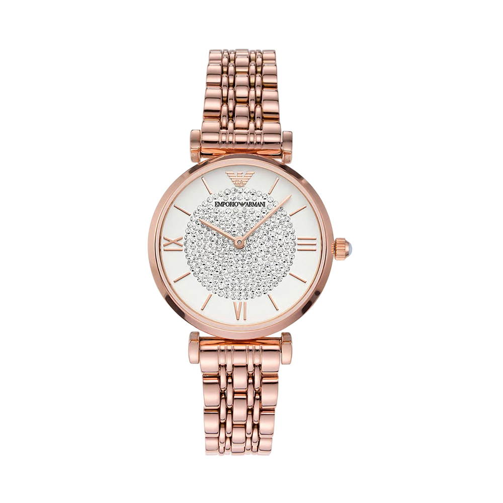 Picture of Emporio Armani Gianni T-Bar Rose Gold Watch AR11244