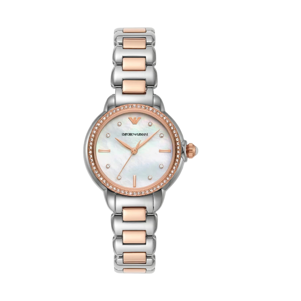 Picture of Emporio Armani Women's Mother of Pearl Two-Tone Watch AR11569