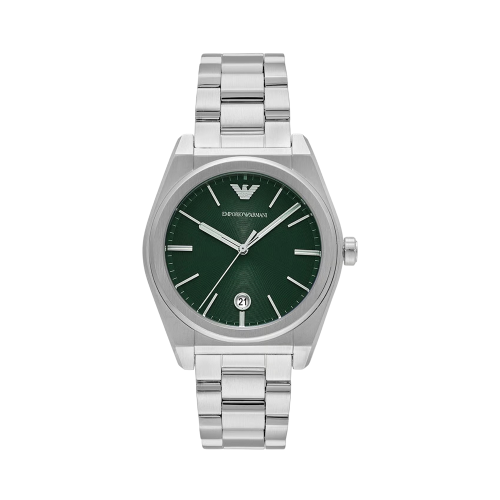 Picture of Emporio Armani Men's Green Dial Silver Watch AR11621