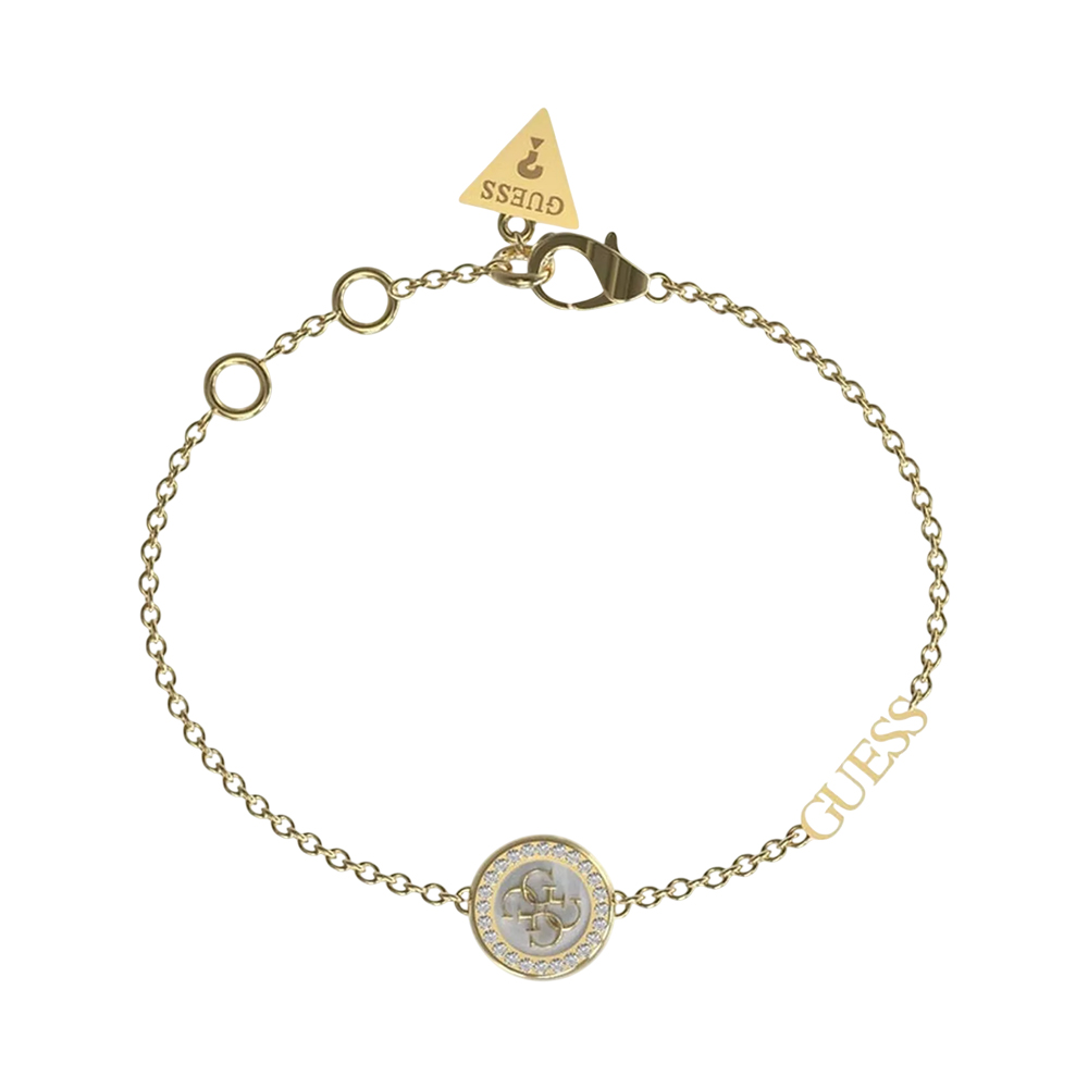 Picture of Guess Dreaming Women's Gold Stainless Steel Bracelet JUBB03120JWYGWHS