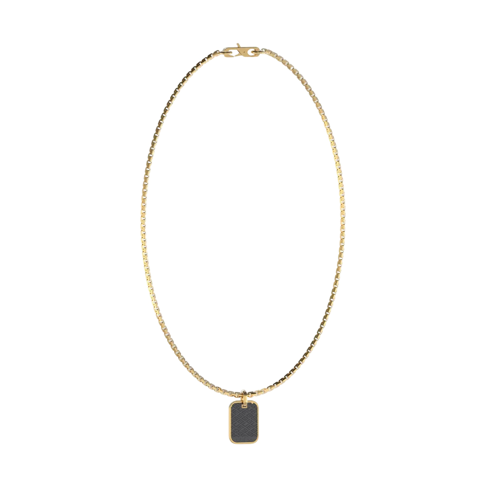 Picture of Guess Men's Gold Textured Stainless Steel Legacy Necklace - JUMN03225JWYGBKT/U