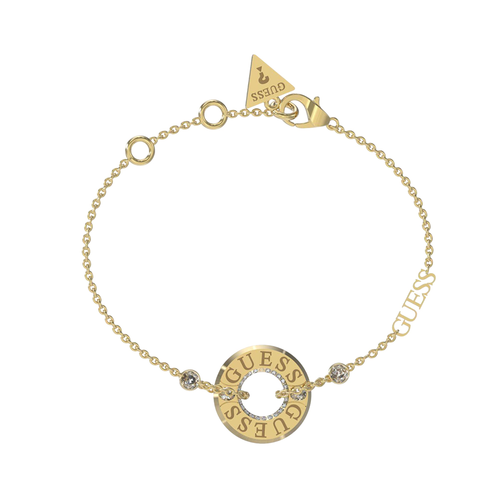 Picture of Guess Just Women's Gold Stainless Steel Bracelet 146mm JUBB03113JWYGS