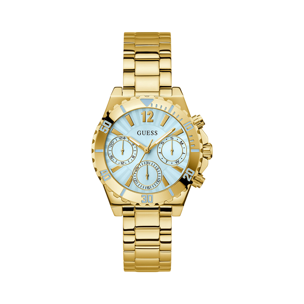 Picture of Guess Women Analogue Multi Function Watch Blue Dial - GW0696L2