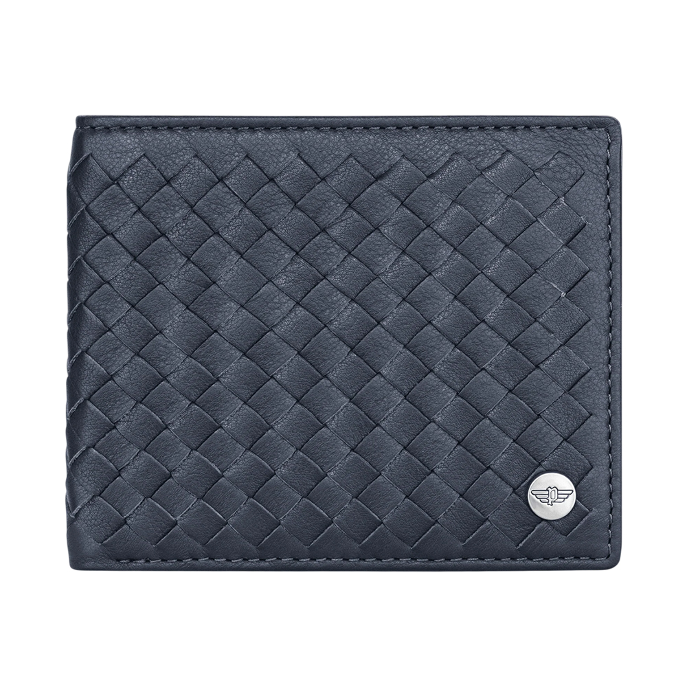 Picture of Police Weaved Wallet In Blue For Men - PA40112WLBL