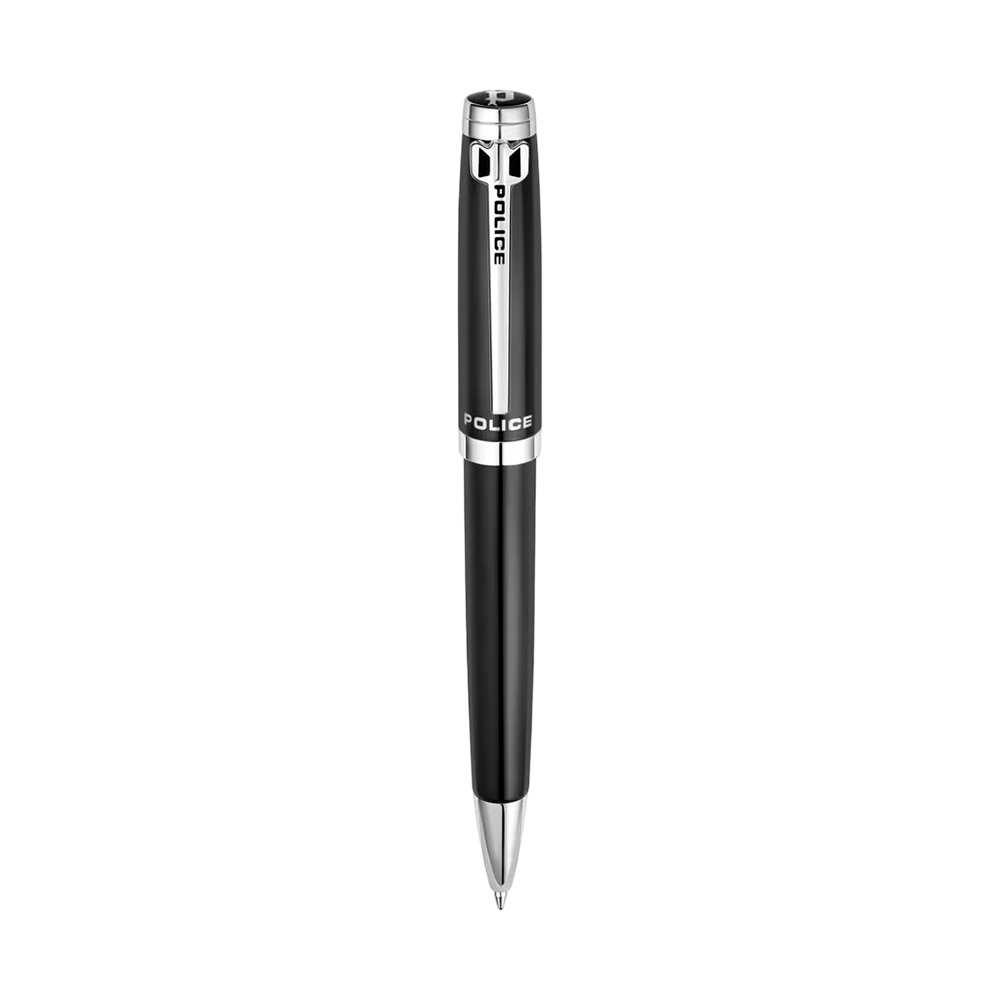 Picture of Police Meiryo Black Textured Ballpoint Pen PERGB0005301