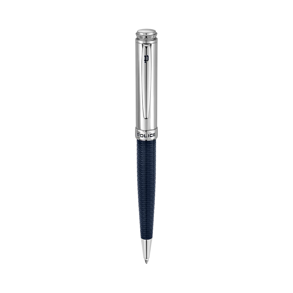 Picture of Police Rovigo.3 Blue and Silver Men's Rollerball Pen PERGR0003502
