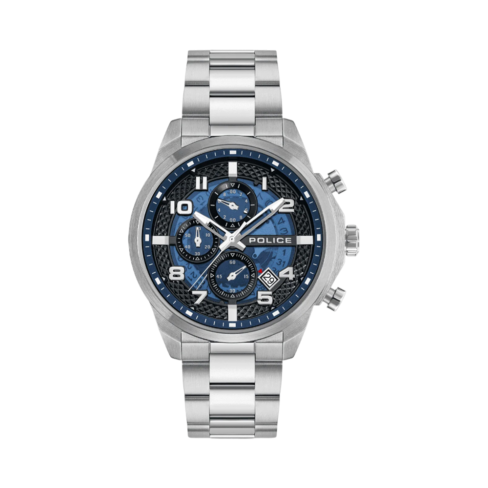 Picture of Police Soul Steel Men Watch Blue Dial Multifunction - PEWGK0053901