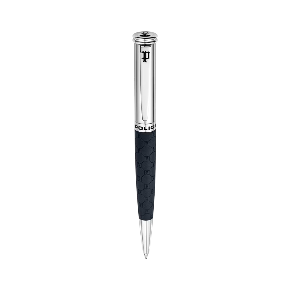 Picture of Police Cordia Silver/Black Ballpoint Pen PERGB0004303
