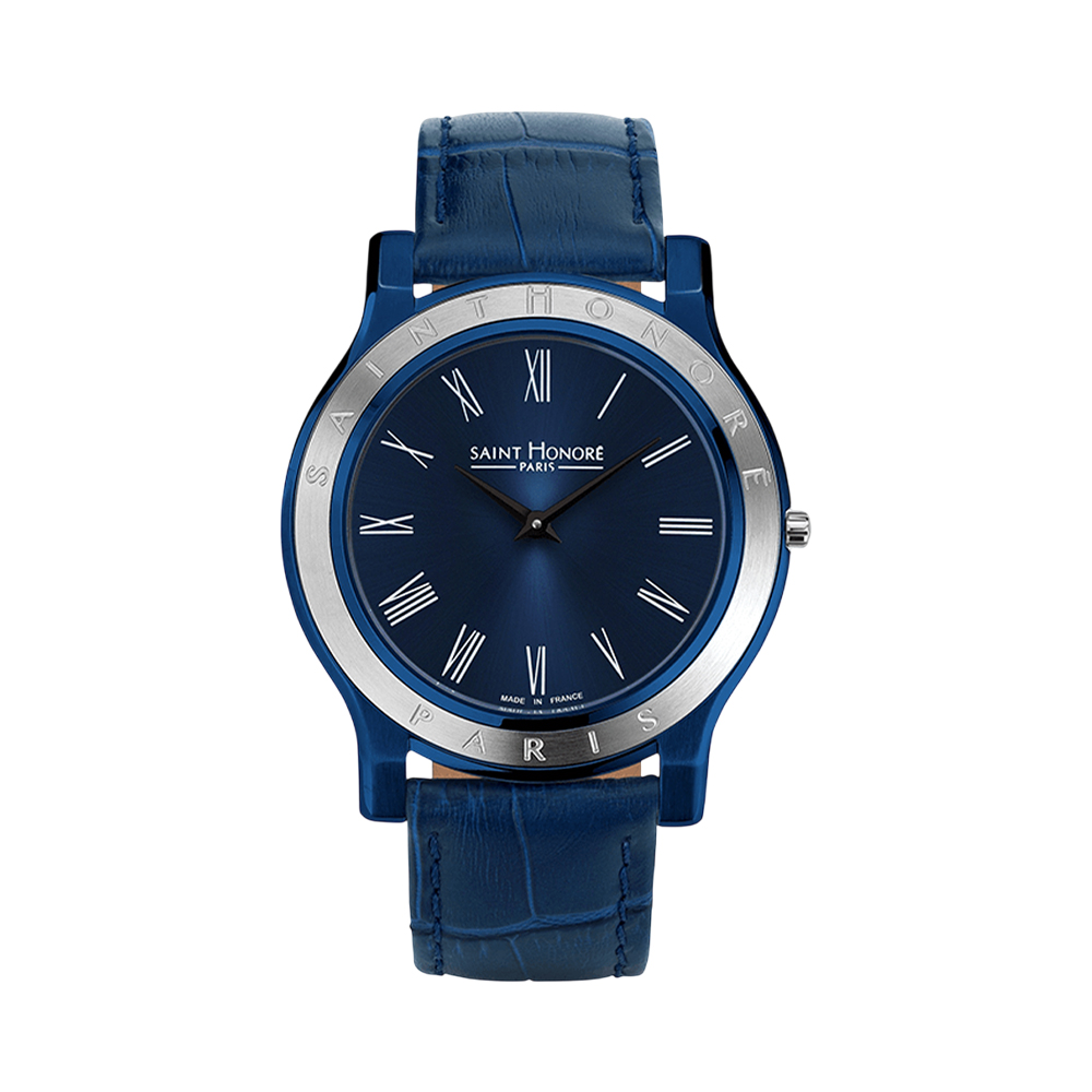 Picture of SAINT HONORE Paris Deauville Quartz Blue Dial Men Watch - DE826002 71DR-D