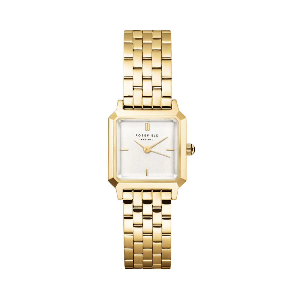 Picture of Rosefield Boxelle Gold Toned White Matte Dial Watch - BWGSG-B01