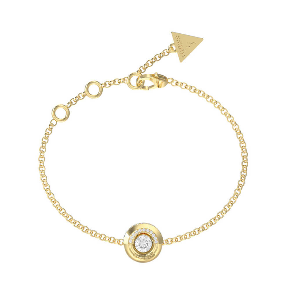 Picture of Guess Majorelle Gold Zirconia Bracelet For Women JUBB05378JWYGL