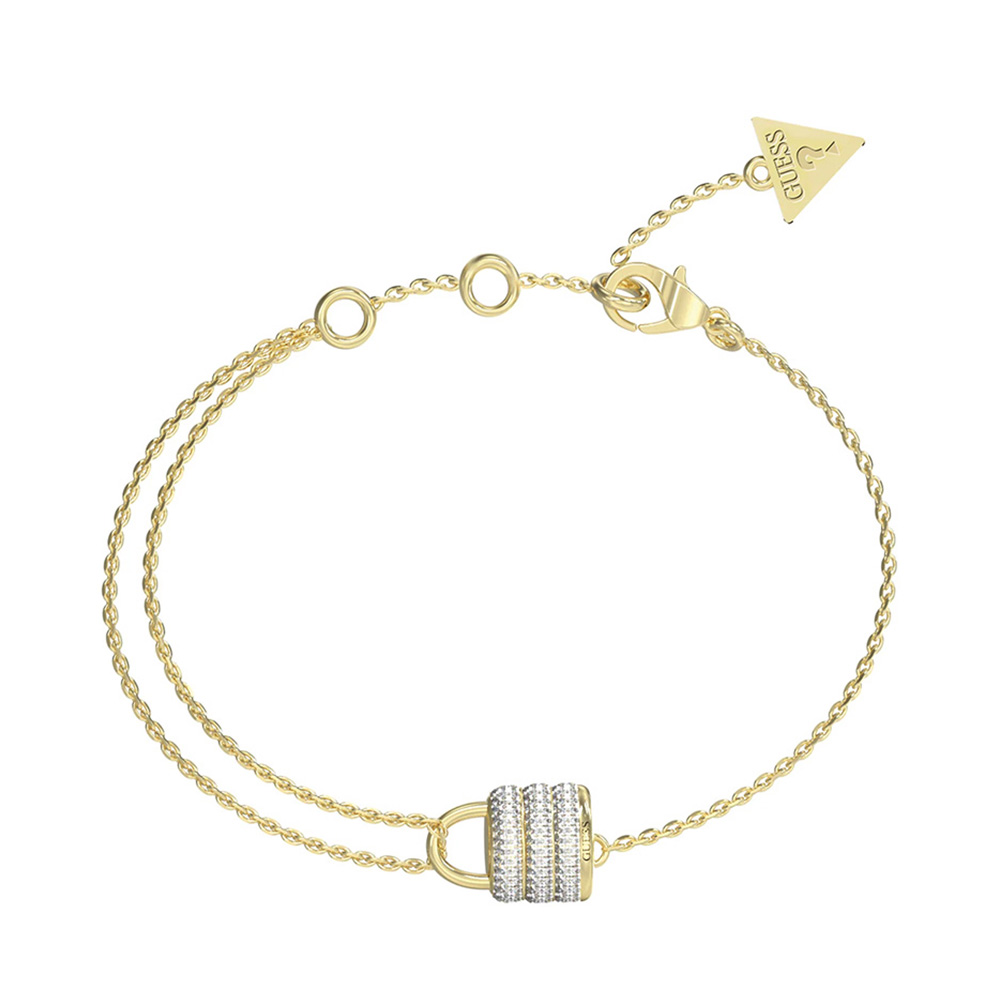 Picture of Guess My Secret Gold Crystal Bracelet For Women JUBB05418JWYGS