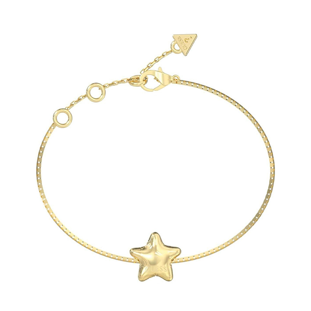 Picture of Guess Iconique Gold Stone Bracelet For Women JUBB05546JWYGS