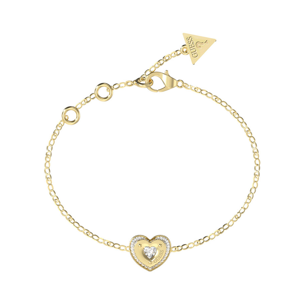 Picture of Guess Till Morning Gold Zirconia Bracelet For Women JUBB05550JWYGL