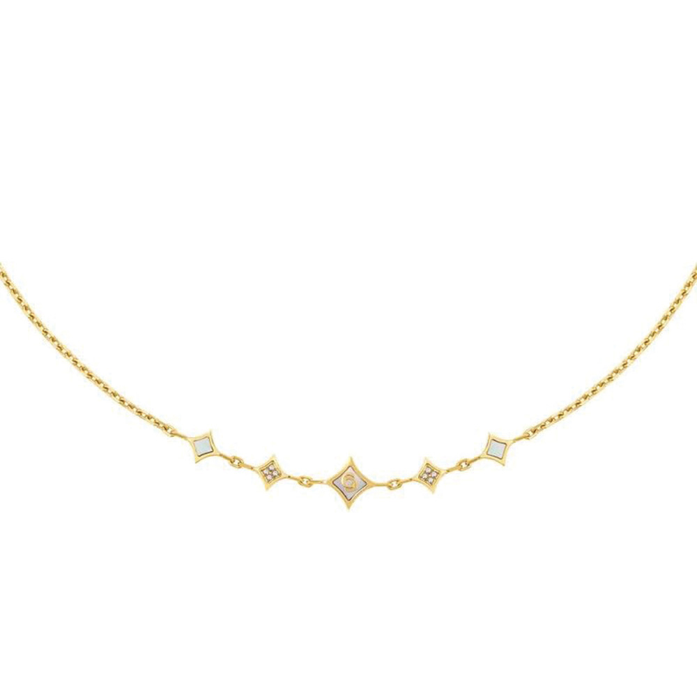 Picture of Cerruti 1881 Francesca Gold Multi Motif Charm Necklace For Women CIJLN0013301