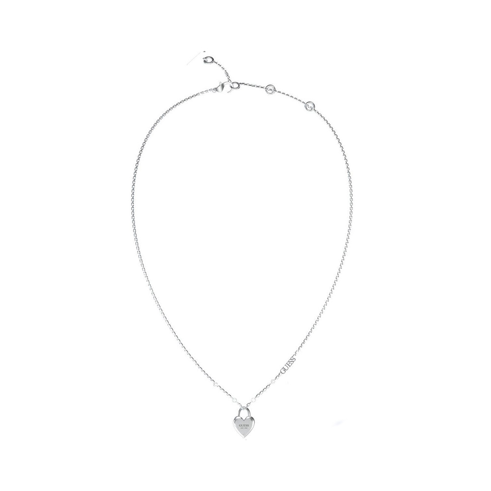 Picture of Guess All You Need Is Love Silver Necklace For Women JUBN04210JWRHT/U