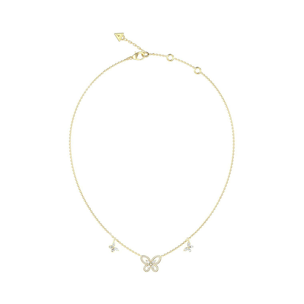 Picture of Guess Lily Gold Zirconia Necklace For Women JUBN05112JWYGT/U