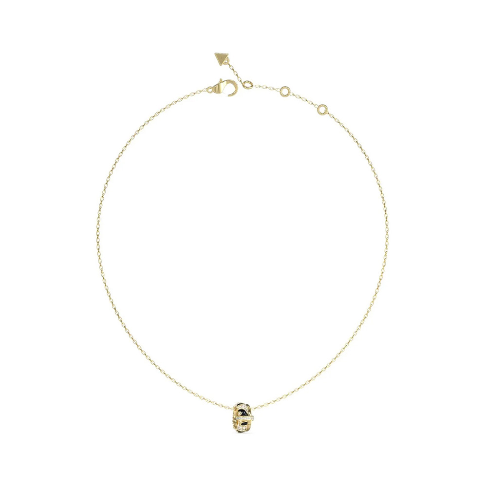 Picture of Guess Fabulous Me Gold Crystal Pendant Necklace For Women JUBN05191JWYGBKT/U