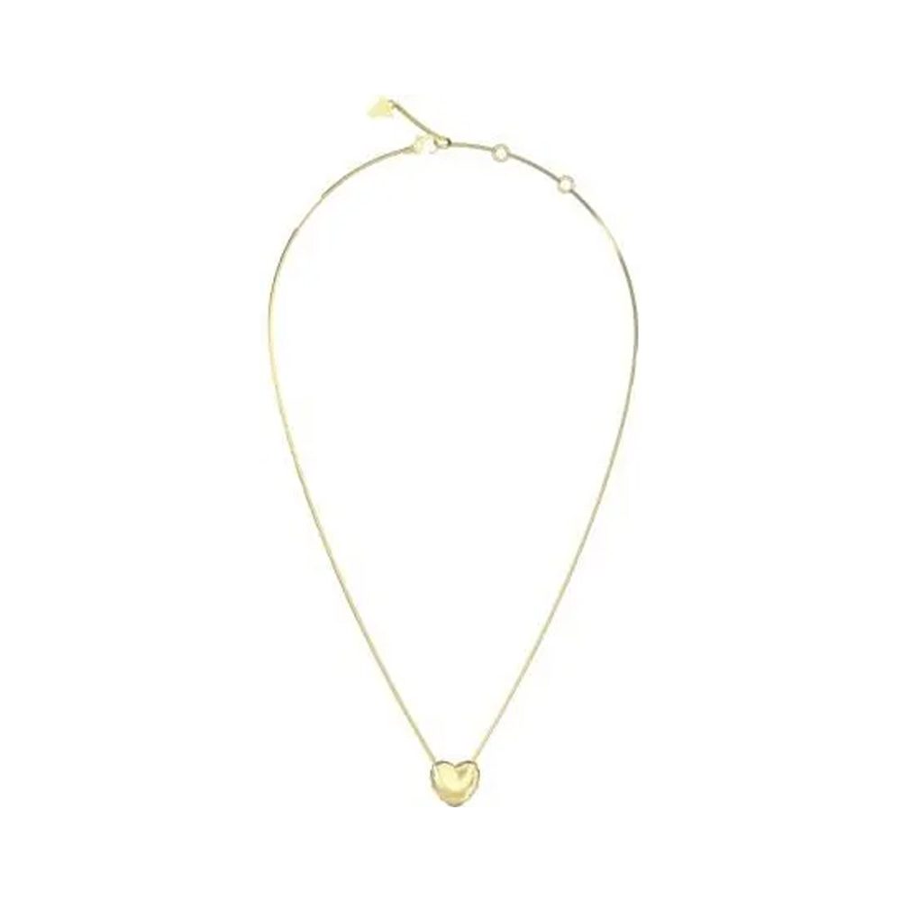 Picture of Guess Iconique Gold Heart Logo Necklace For Women JUBN05541JWYGT/U