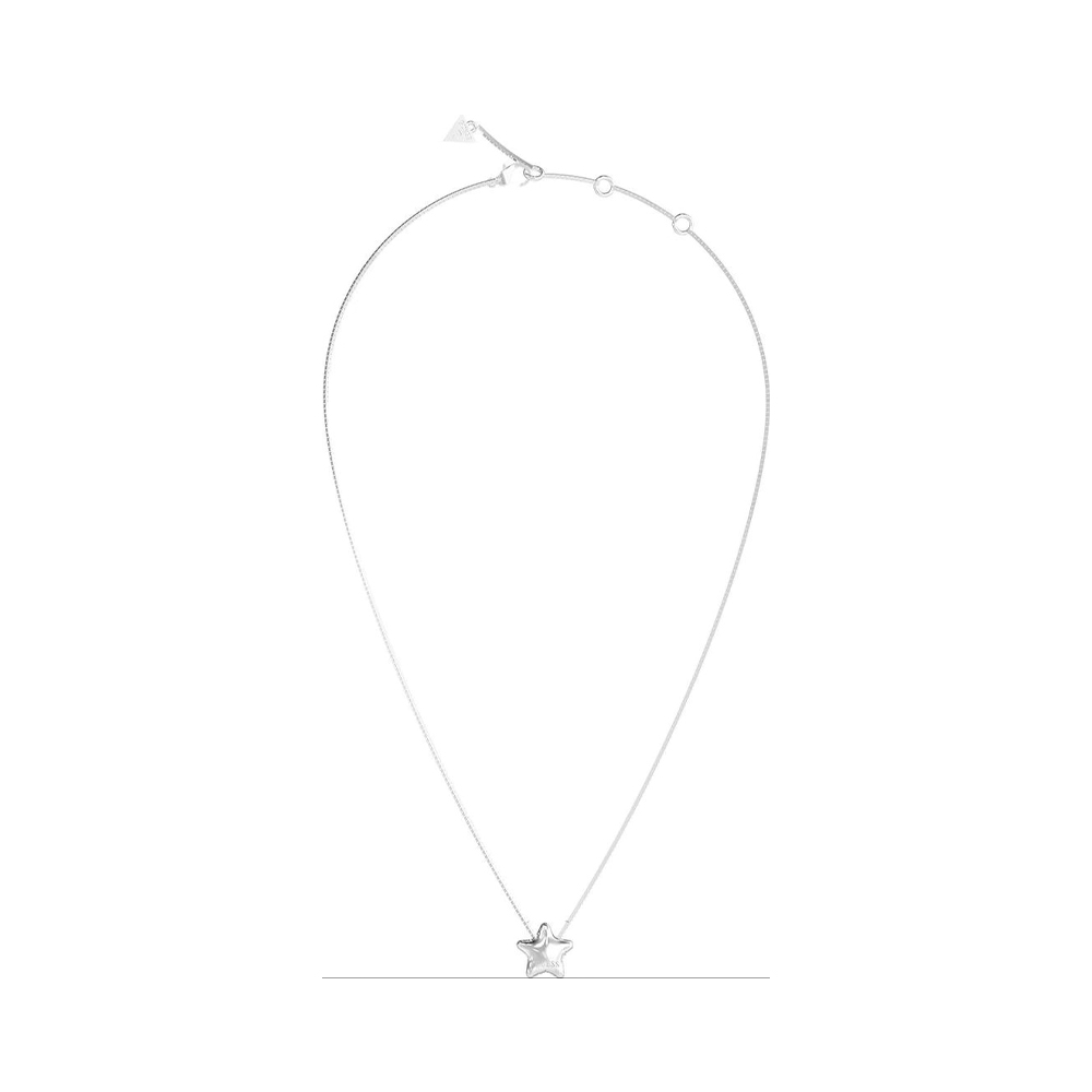 Picture of Guess Iconique Silver Star Logo Necklace For Women JUBN05545JWRHT/U
