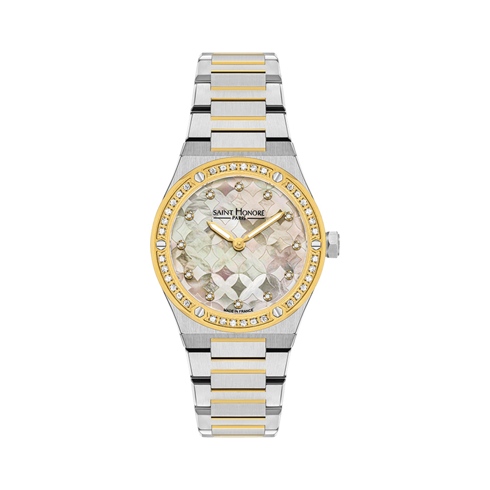 Picture of Haussman Diamond Gold Stainless Steel Bracelet Watch For Women NH7521264FYBD