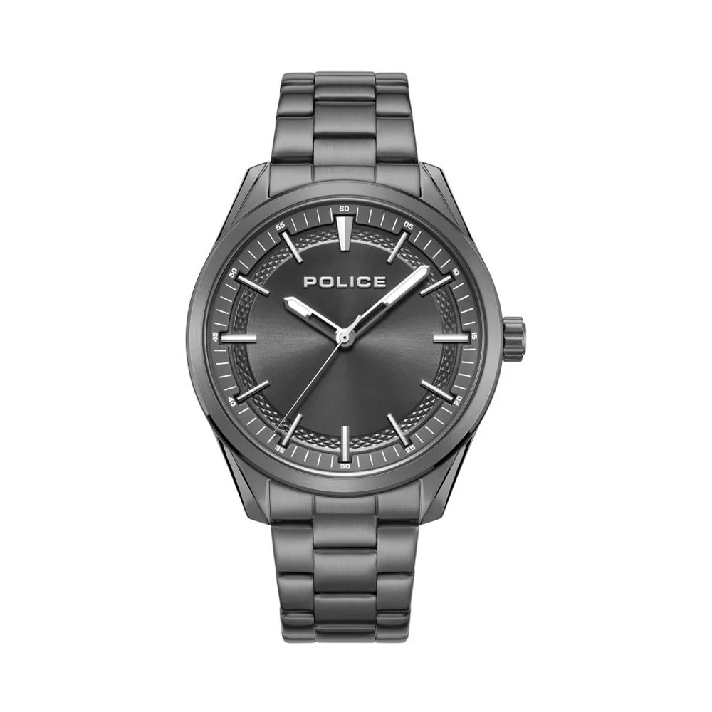 Picture of Police Grille Grey Dial Stainless Steel Bracelet Mens Watch PEWJG0018206