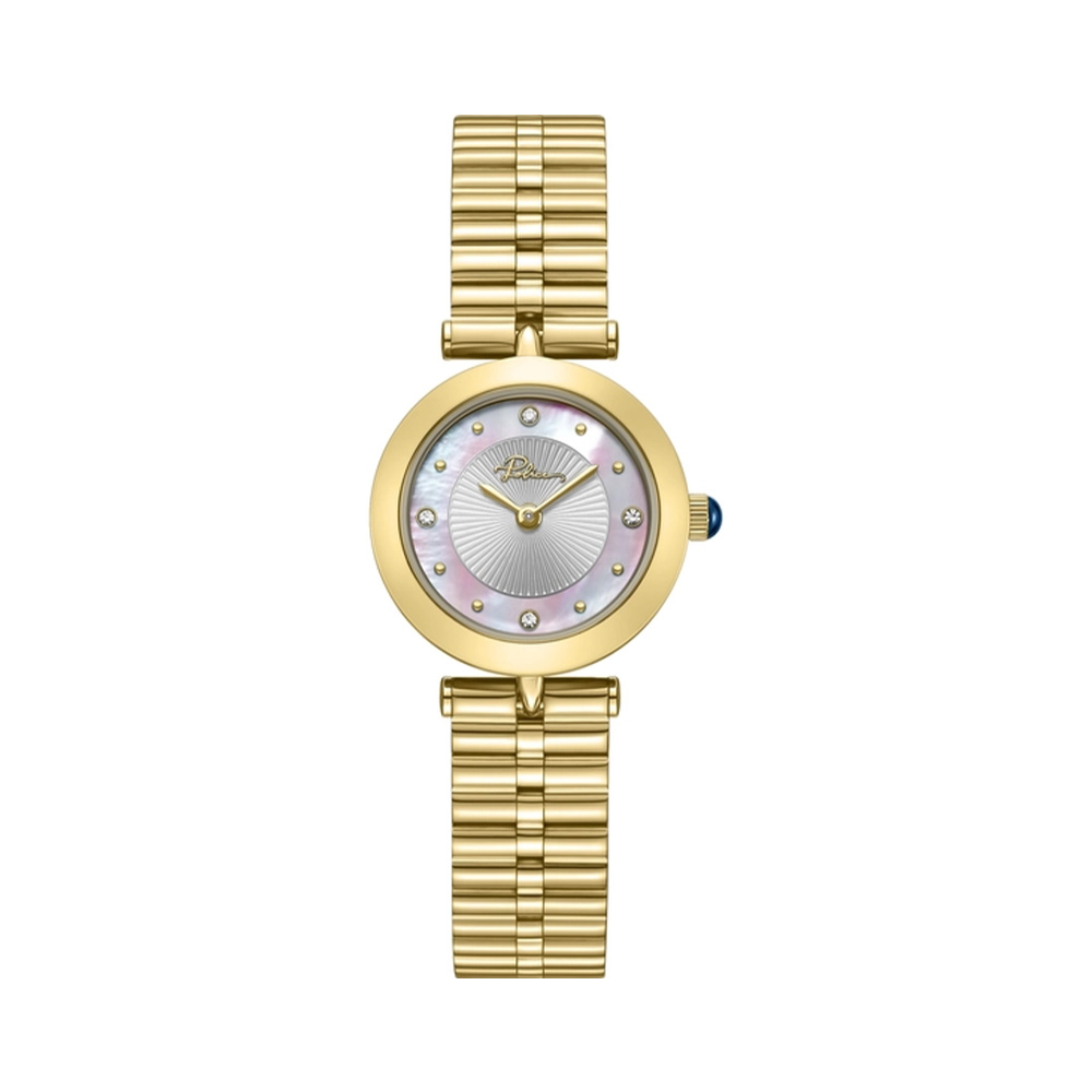 Picture of Police White Dial Gold Plated Metal Bracelet Womens Watch PEWLG2240602